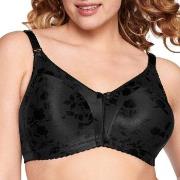 NATURANA BH Heritage Minimizer Soft Bra Floral Svart polyamid B 75 Dam...