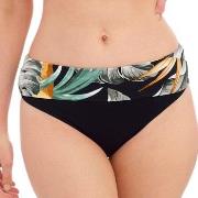 Fantasie Bamboo Grove Fold Bikini Brief Svart mønstret X-Large Dame