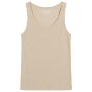 Bread and Boxers Women Ribbed Tank Top Beige bomull Medium Dame