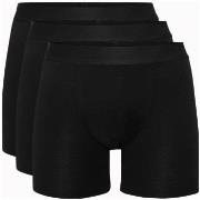 Resteröds 3P Bamboo Boxer Long leg Svart XX-Large Herre