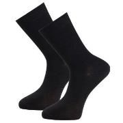 Trofe Bamboo Socks Strømper 2P Svart Str 35/38 Dame