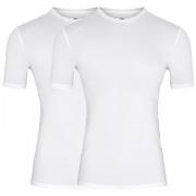 Dovre 2P Organic Cotton T-shirt Hvit økologisk bomull Large Herre