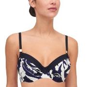 Femilet Honduras Underwired Bikini Bra Blå/Hvit G 80 Dame