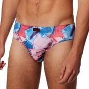 Bruno Banani Beach Life Brief Blå/Rosa polyester Large Herre