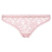 Calvin Klein Truser CK One Lace Thong Lysrosa nylon X-Small Dame