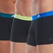 adidas 3P Active Flex Cotton Trunk Blå/Grønn bomull Medium Herre