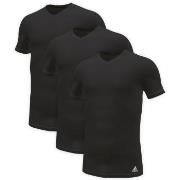 adidas 3P Active Flex Cotton V-Neck T-Shirt Svart bomull Small Herre