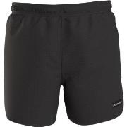 Calvin Klein Badebukser Cool Iconic Texture Swimshorts Svart X-Large H...