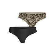 Björn Borg Truser 2P Performance Thong 2212 Leopard X-Large Dame