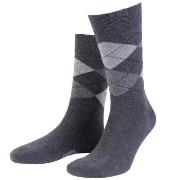 Amanda Christensen Strømper True Ankle Argyle Sock Antracit Str 39/42 ...