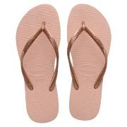 Havaianas Slim Lysrosa Str 39/40 Dame