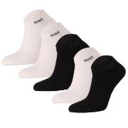 BOSS Strømper 5P Cotton Blend Ankle Socks Svart/Hvit Str 43/46 Herre