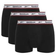 Reebok 3P Barlow Sports Trunk Svart bomull Medium Herre