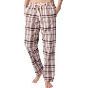 Schiesser Mix and Relax Long Flannel Pants Aprikos bomull 42 Dame