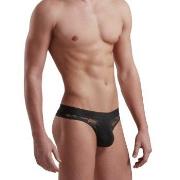 Doreanse Men Sexy Lace Thong Svart Large Herre