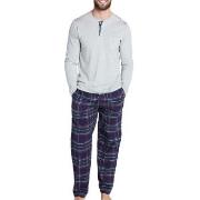 Jockey Pants Flannel Marine Rutete bomull XX-Large Herre