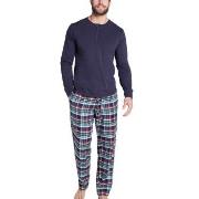 Jockey Pyjama 11 Mix Cotton Blå/Grønn bomull Medium Herre