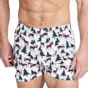 Jockey Woven Boxer Hvit bomull Large Herre