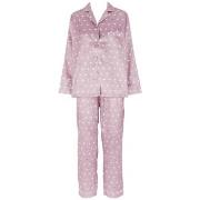 Missya Leo Sateen Pyjamas Lilla Large Dame