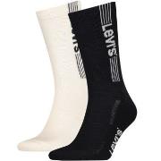 Levis Strømper 2P Sport Logo Regular Cut Sock Svart/Hvit Str 43/46 Her...