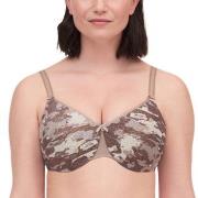 Chantelle BH C Magnifique Underwired Bra Brun mønstret E 75 Dame