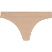 Calvin Klein Truser Fusion Flex Thong Beige polyamid X-Large Dame