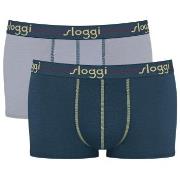 Sloggi 2P For Men Start Hip Blå/Gul bomull XX-Large Herre