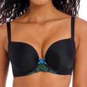 Freya BH Show Off Underwired Moulded Plunge Bra Svart I 80 Dame