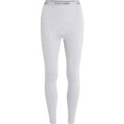 Calvin Klein Sport Ribbed 7/8 Leggins Lysgrå polyester X-Large Dame