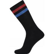 JBS Strømper Two-striped Socks Svart/Rød Str 40/47 Herre