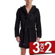 CR7 Cristiano Ronaldo Cotton Bathrobe Svart bomull X-Large Herre