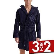 CR7 Cristiano Ronaldo Cotton Bathrobe Navy bomull X-Large Herre