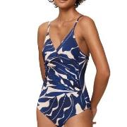 Triumph Summer Allure Padded Swimsuit 01 Hvit/Blå E 44 Dame