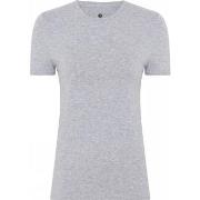 JBS of Denmark Bamboo Blend Slim Tee Lysgrå Large Dame