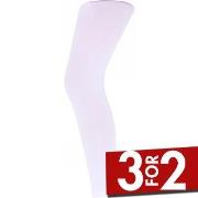 Decoy 60 Den 3D Microfiber Capri Leggings Hvit polyamid 3XL Dame