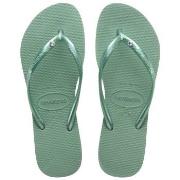 Havaianas Slim Crystal SW II Grønn Str 37/38 Dame