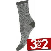 Decoy Strømper Glitter Patterned Ankle Socks Grønn Strl 37/41 Dame