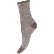 Decoy Strømper Glitter Patterned Ankle Socks Beige Strl 37/41 Dame