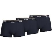 BOSS 3P Cotton Stretch Trunks Mørkblå bomull XX-Large Herre