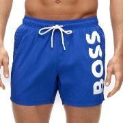 BOSS Badebukser Octopus Swimshort Blå polyamid Large Herre