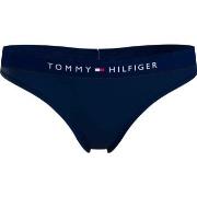 Tommy Hilfiger Truser Thongs Marine økologisk bomull Large Dame