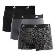 adidas 3P Active Flex Cotton Trunk Svart/Hvit bomull X-Large Herre