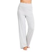 Damella Bamboo Lounge Pants Gråmelerad Bambus Large Dame