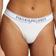 Polo Ralph Lauren Truser Mid Rise Thong Hvit X-Small Dame
