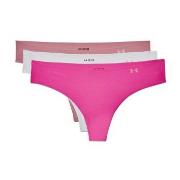 Under Armour Truser 3P Pure Stretch Thong Rosa/Hvit Large Dame