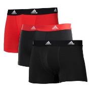 adidas 3P Active Flex Cotton Trunk Rød bomull Medium Herre