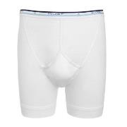 Jockey Cotton Midway Brief Hvit bomull Large Herre