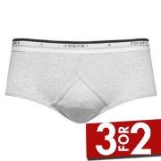 Jockey Cotton Y-front Brief Grå bomull XX-Large Herre