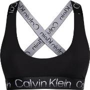 Calvin Klein BH Sport Active Icon Medium Support Bra Svart X-Large Dam...