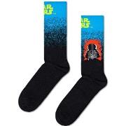 Happy socks Strømper Star Wars Dart Vader Sock Svart Mønster bomull St...